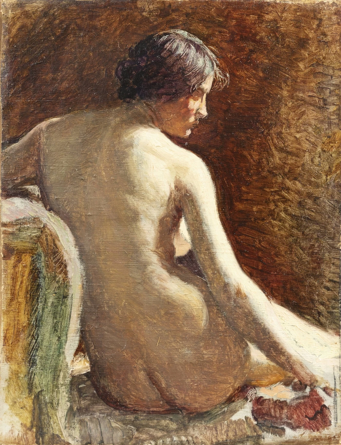 Nudo femminile seduto